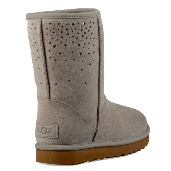 UGG • Seal Gray Gleaming Stargirl Classic Boots - Picture 5 of 10